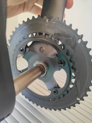 Pedaliera Shimano Ultegra R8100 165 mm, potenziometro
