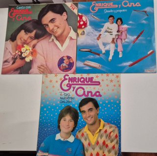 Lote 3 Vinilos Enrique y Ana