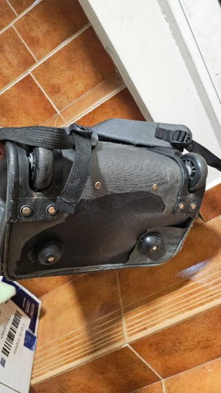 Mochila con ruedas y asa extensible