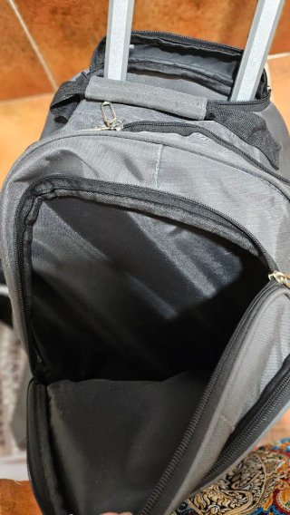 Mochila con ruedas y asa extensible