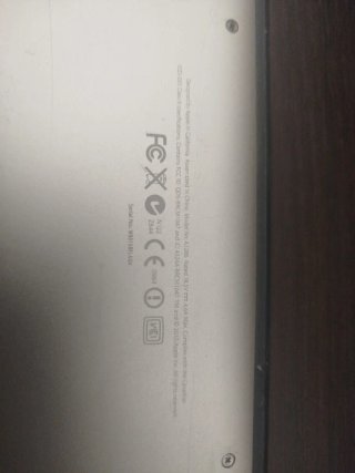 MacBook Pro 6,2 15 A1286 (2010) sin RAM/Disco