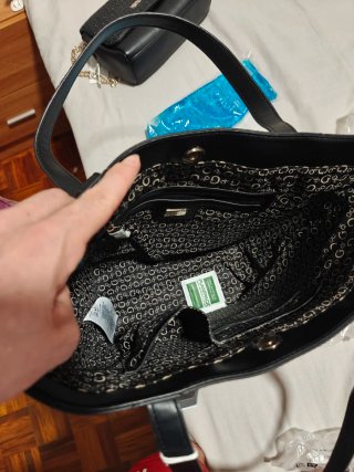 Bolso Guess Negro Grande Nuevo