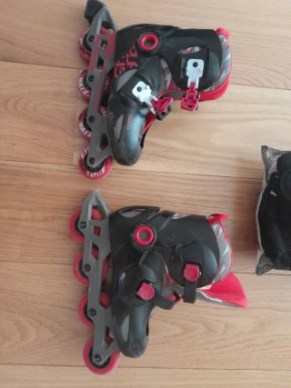 Patines Oxelo Talla 32-34 + Protecciones S