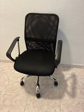 Silla de oficina/escritorio negra