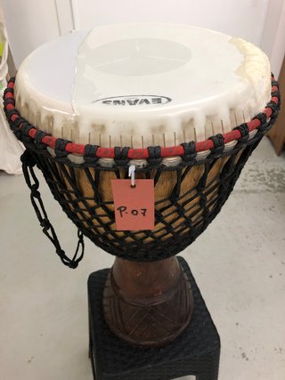 Djembe de Mali con parche de conga