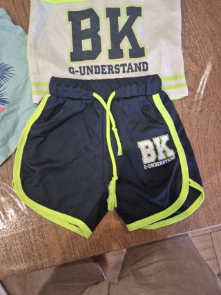 Completo estivo canottiera e pantaloncino bimbo