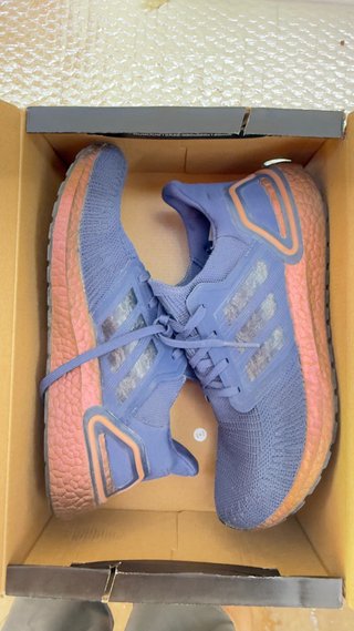 Zapatillas Adidas Ultraboost 20 Azul/Naranja Talla