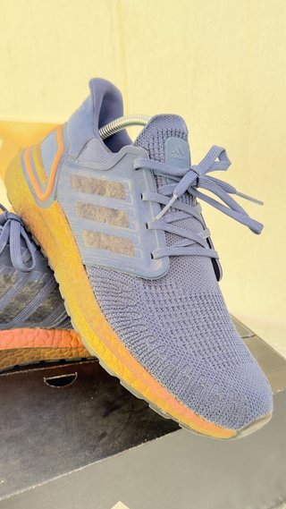 Zapatillas Adidas Ultraboost 20 Azul/Naranja Talla