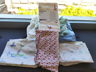 Conjunto Sábanas y Edredón Cuna Ikea