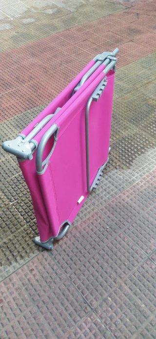 Tumbona Hamaca Rosa Plegable