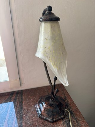 Lámpara de pared y techo rústica