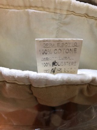 Piumone matrimoniale beige/marrone