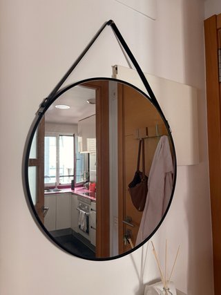 Specchio Rotondo Maison du Monde Nero