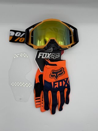 Gafas 100% y Guantes Fox Nuevos 1211