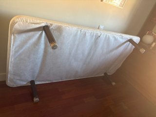 Canapé 90cm tela y madera