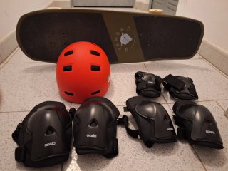 Skate Oxelo Yamba 900 Tiger + Protecciones