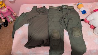 Traje de combate “green ranger”. Talla M