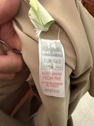 Camicia raso marroncina