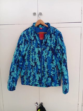 Anorak Puma Azul y Turquesa