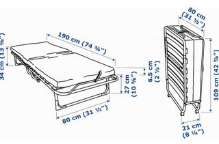 Cama Plegable Ikea Sandvika