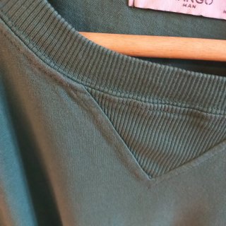Camiseta Mango Verde Talla XL Hombre