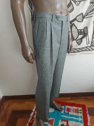 Completo uomo grigio e bianco