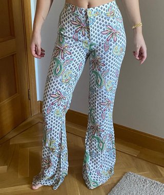 Pantalones estampados palazzo