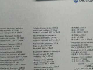 Teclado Bluetooth, Acer (Iconia Tab), funciona!