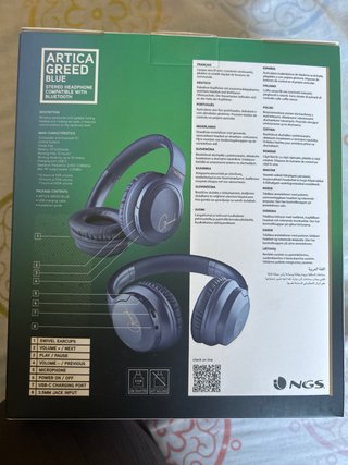 Auriculares NGS Artica Greed Blue Bluetooth