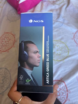 Auriculares NGS Artica Greed Blue Bluetooth