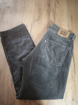 Levi's 551 grey corduroy trousers, 1990s vintage s