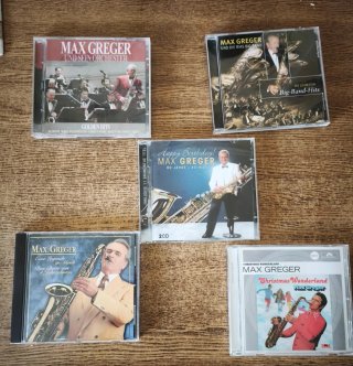 Lote 5 CDs Max Greger Jazz
