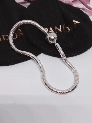 Pulsera Pandora 16cm Bolita Plata