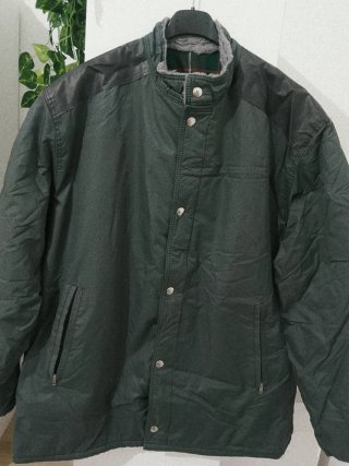 Giubbotto uomo invernale verde scuro XXL