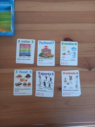 Juego de cartas Q&A para aprender inglés