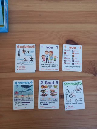 Juego de cartas Q&A para aprender inglés