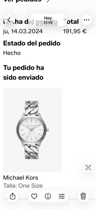 Reloj Michael Kors Acero