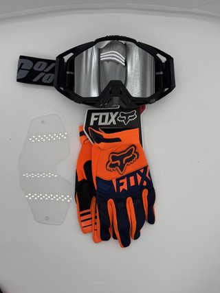 Gafas 100% y Guantes Fox Nuevos 1213