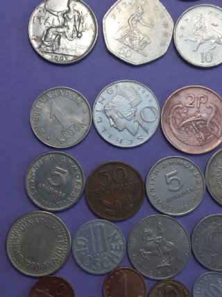 Colección de Monedas Varias Europeas.