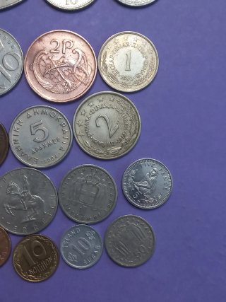 Colección de Monedas Varias Europeas.