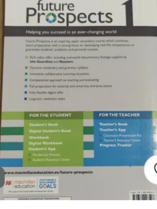 Libro inglés 1 bachillerato