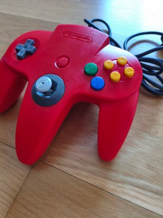 Mando Nintendo 64 Rojo Original