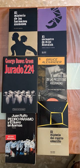 6 libros de lectura