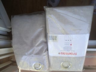 2 Cortinas Tramas+ Beige 140x260 cm