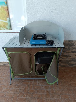 Mesa Cocina Camping Plegable