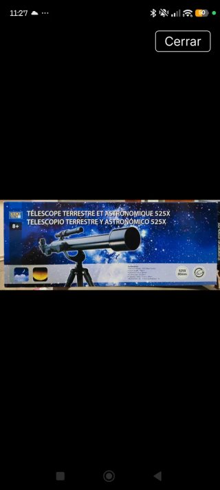 Telescopio Terrestre y Astronómico 525X