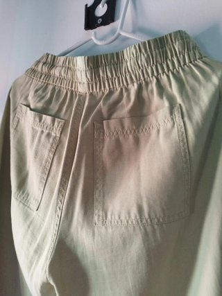 Pantalones Stradivarius Verde Talla S