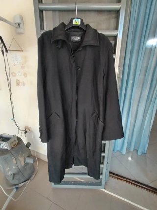 Weekend Max Mara Cappotto Nero Made in Italy
