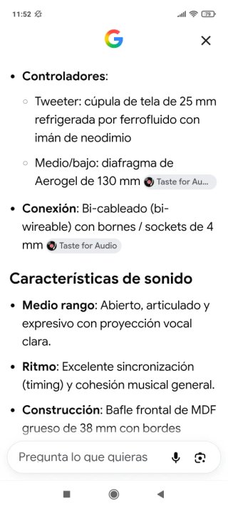 Altavoces Mission 771 Marrón