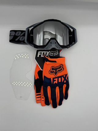 Gafas 100% y Guantes Fox Nuevos 1214